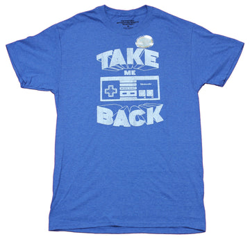 Nintendo NES Mens T-Shirt - Take Me Back Controller Image