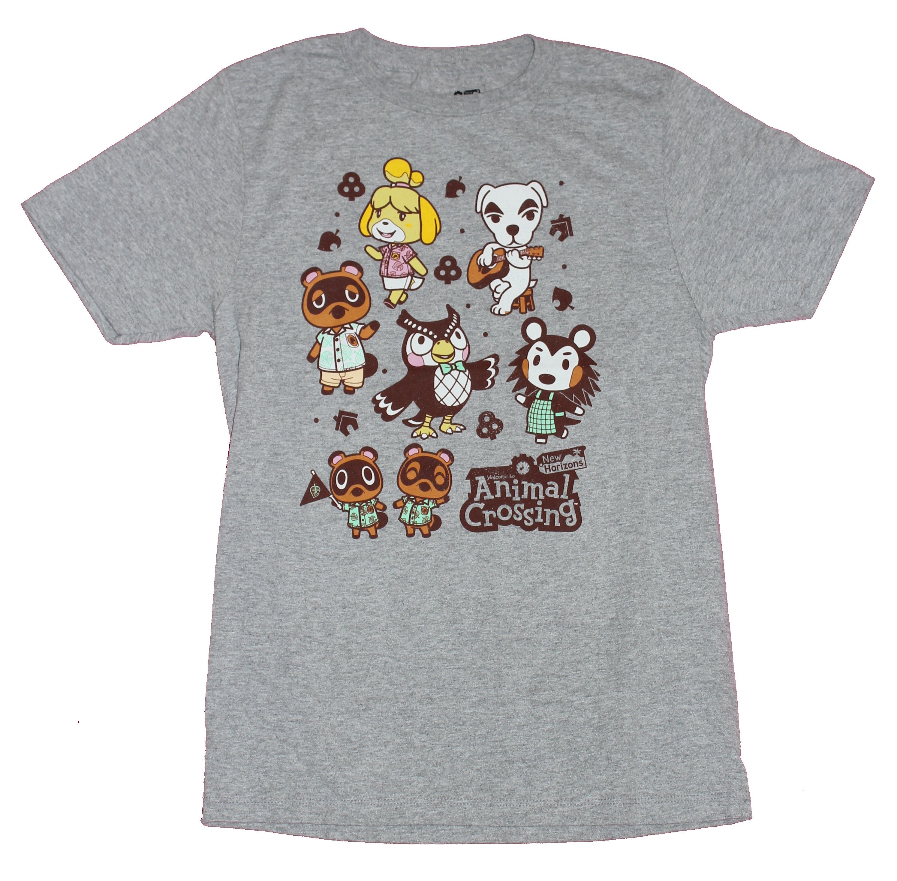 Animal Crossings Mens T-Shirt  - Baabara Tom nook Resetti Slider Isabelle
