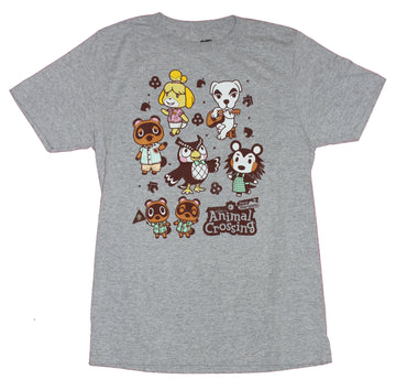 Animal Crossings Mens T-Shirt  - Baabara Tom nook Resetti Slider Isabelle
