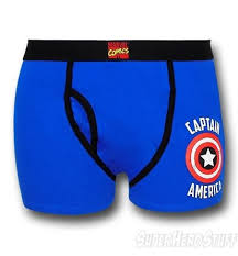 Captain America Cotton Boxer Briefs Simple Logo Image
