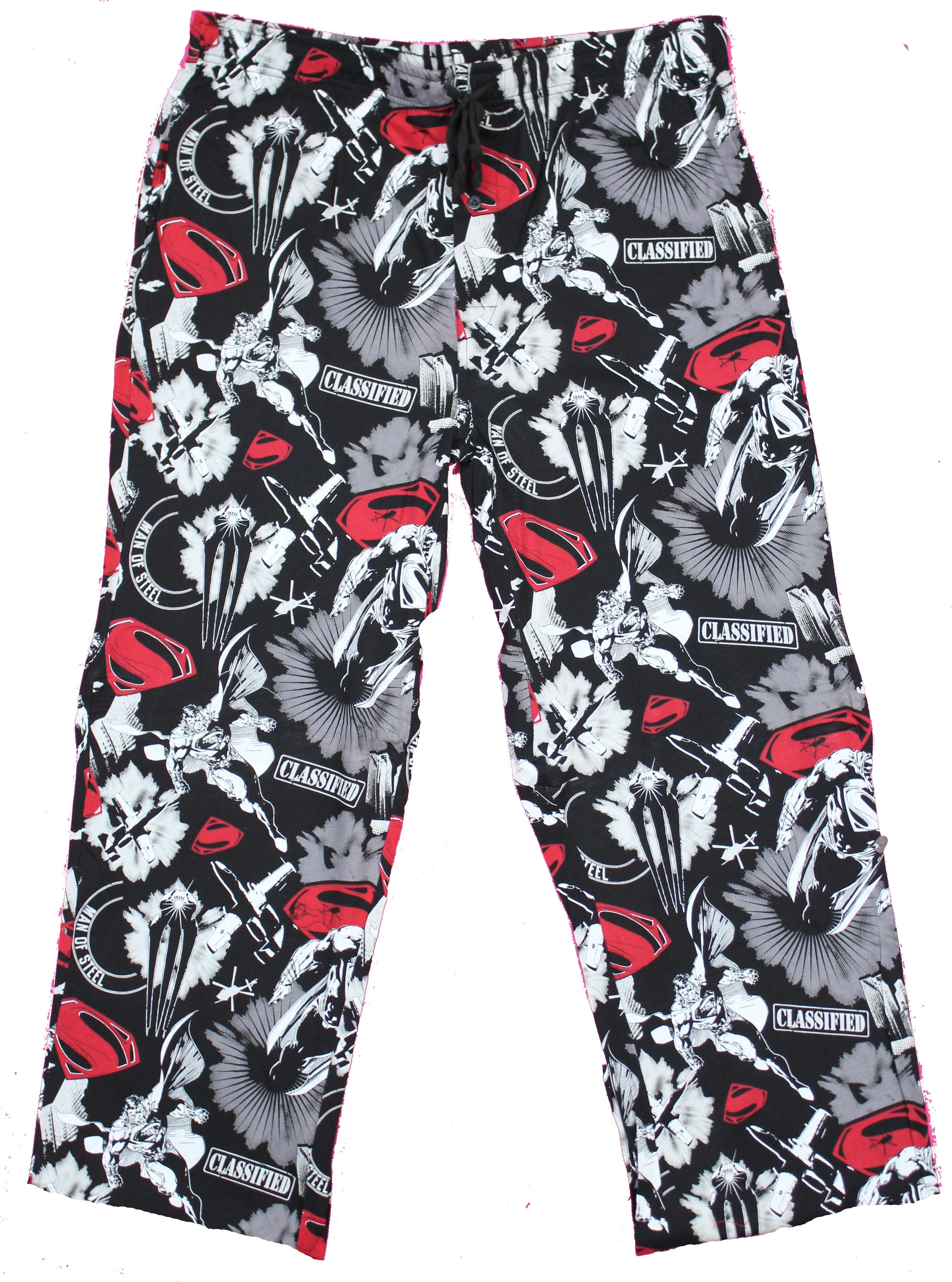 DC Comics Mens Superman All Over Print Loungewear Pajama Pants (Small) at  Amazon Men's Clothing store
