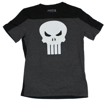 The Punisher Mens Yoke T-Shirt - Classic Punisher Skull Logo
