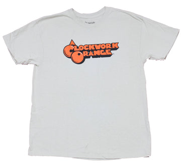 A Clockwork Orange Mens T-Shirt - Word Logo Front & Kanji Poster Back