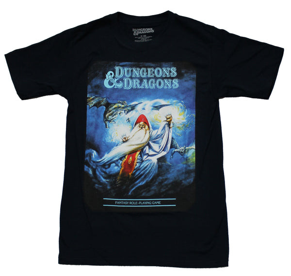 Dungeons & Dragons Mens T-Shirt - Advanced Players Handbook Wizard Cover AD & D