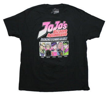 Jojo's Bizarre Adventure Mens T-Shirt - Purple Cast Diamond Is Unbreakable