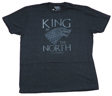 Game of the Thrones Mens T-Shirt - King in the North Stark