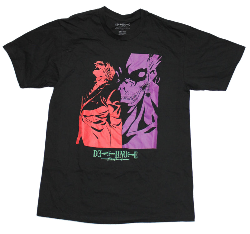Deathnote Mens T-Shirt - Colorful Purple Red Character Images - Inmyparentsbasement.com