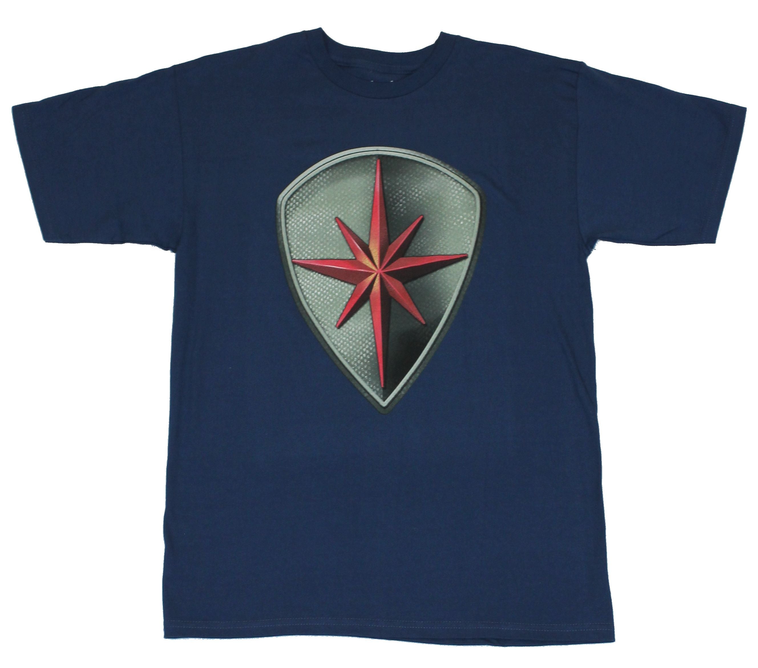 Guardians of the Galaxy Mens T-Shirt - Nova Corps Shield Logo Image