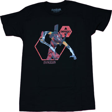 Evangelion Mens T-Shirt - Type-02 TV VER Robot Attack