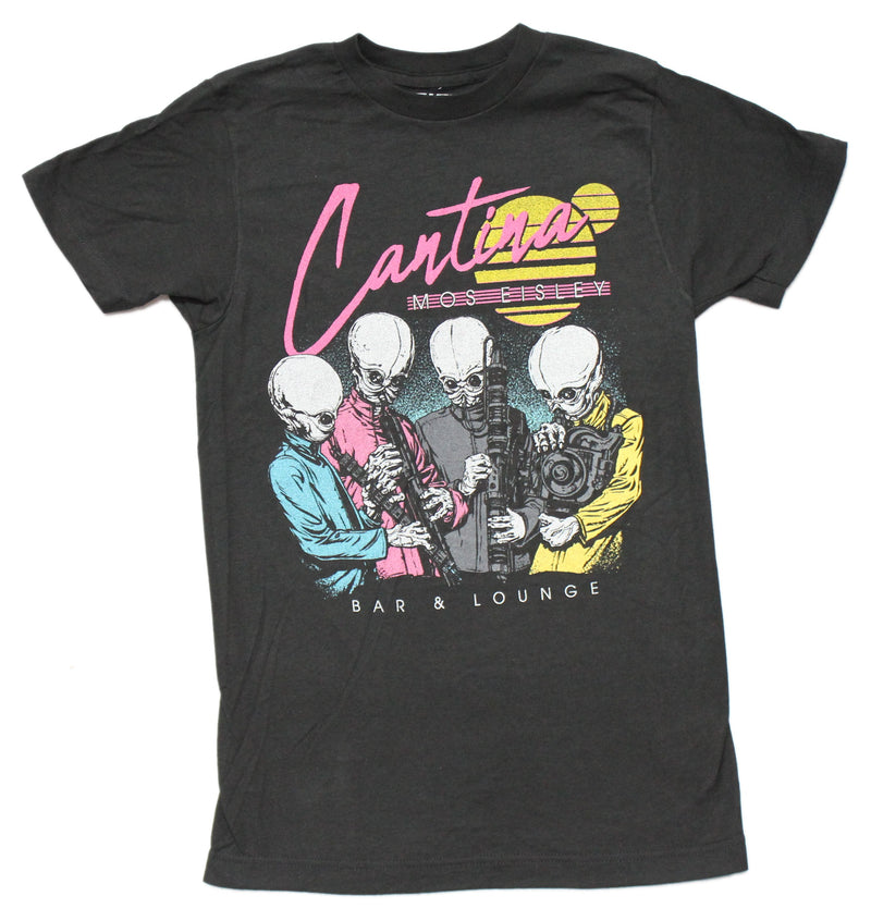 Star Wars Mens T-Shirt -Retro  Mos Eisley Cantina Bar & Lounge