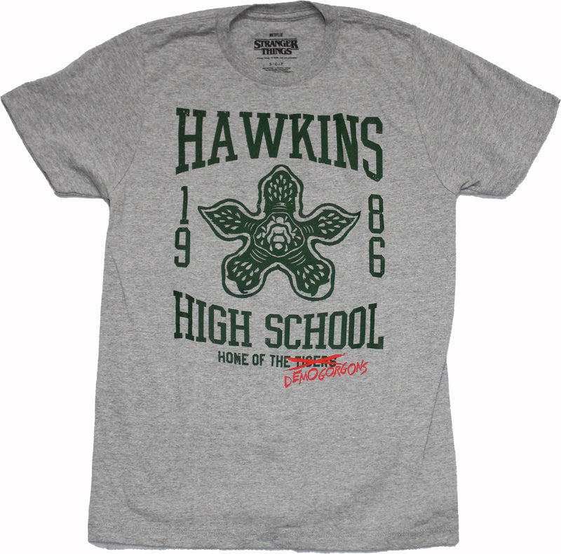 Stranger Things Mens T-Shirt - Hawkins Home of The Demogorgon