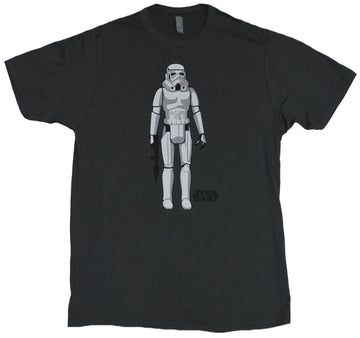 Star Wars Mens T-Shirt - Action Figure Style Stormtrooper Image
