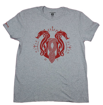 God of War Mens T-Shirt- Snake of the World Logo Image