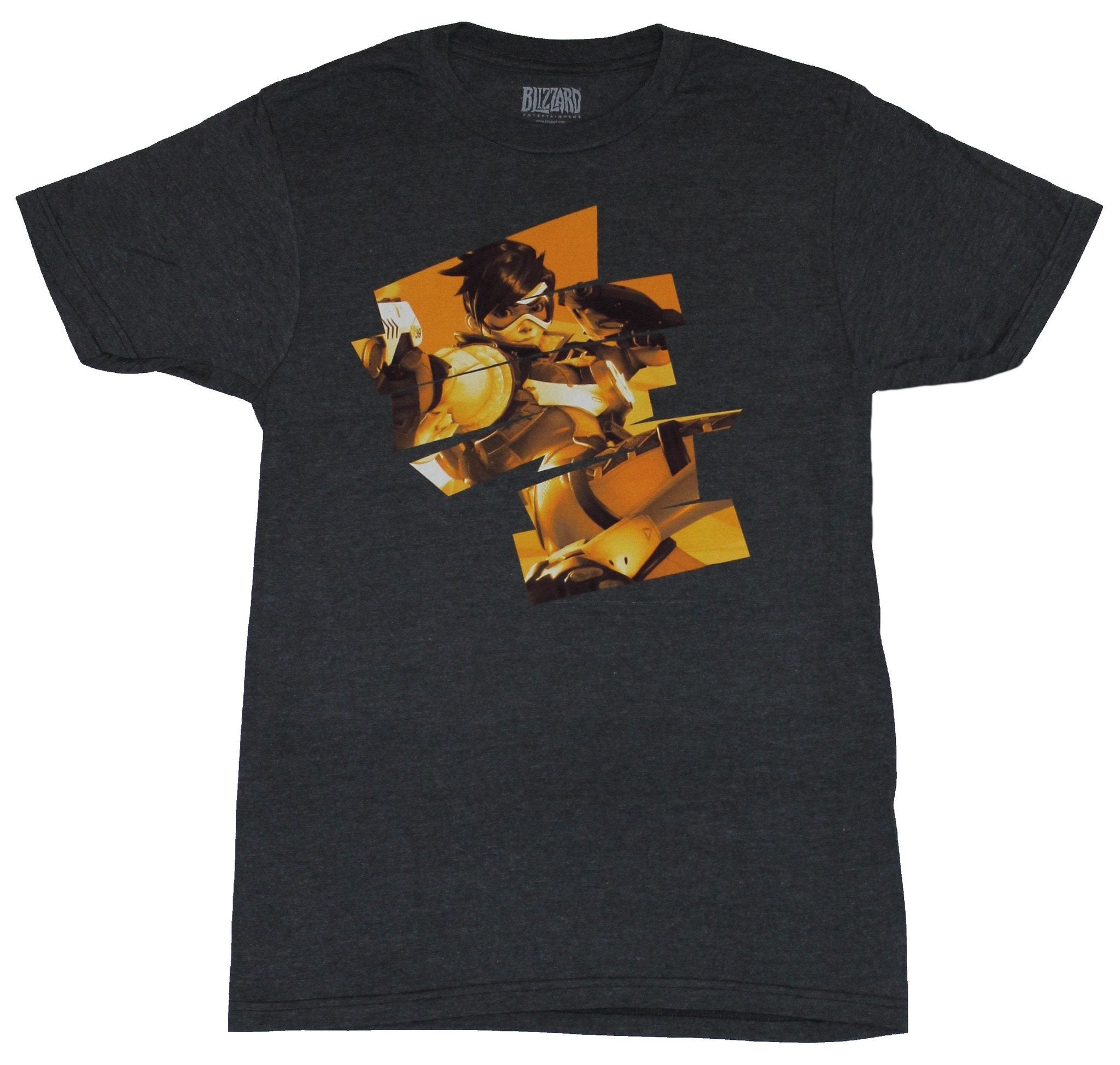 Overwatch Mens T-Shirt - Cheers Love Yell Hex Tracer Image