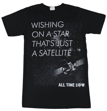 All Time Low Mens T-Shirt - Wishing on a Star That is Just A Satellite Image