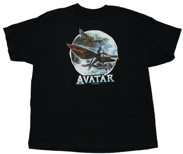 Avatar Mens T-Shirt - Way of the Water Banjees Flying Over Name