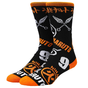 Naruto Clan Symbols Crew Socks