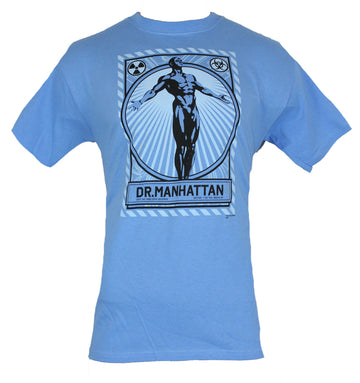 The Watchmen Mens T-Shirt -Atomic Power Pose Stylized Box Image