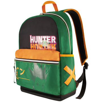 Hunter x Hunter 13 Inch Sleeve Laptop Backpack, Padded Computer Bag for Commute or Travel, Green