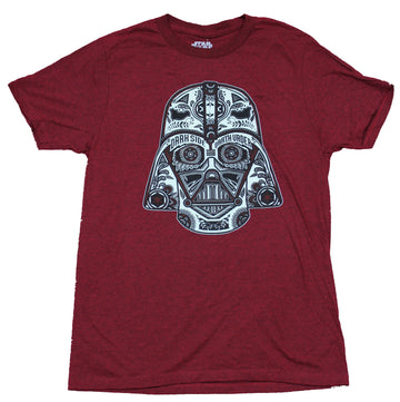 Star Wars Mens T-Shirt - Darth Vader Sugar Skull Image