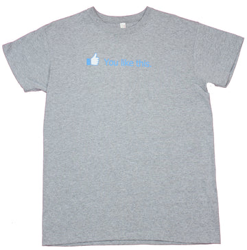 You Like Girls Juniors T-Shirt  - You Like This Thumbs Up Image