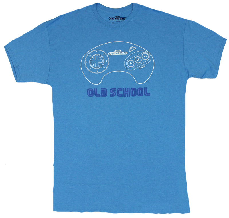 Sega Genesis Mens T-Shirt  - "Old School" Classic Genesis Line Drawing Image