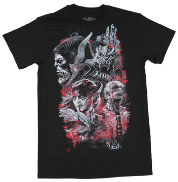 The Avengers (Marvel Comics) Mens T-Shirt - Children of Thanos White Red Splatter