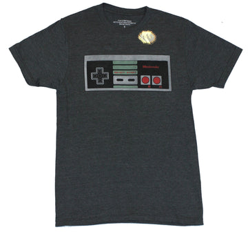 Nintendo Mens T-Shirt - Classic Distressed Flat NES Controller Image