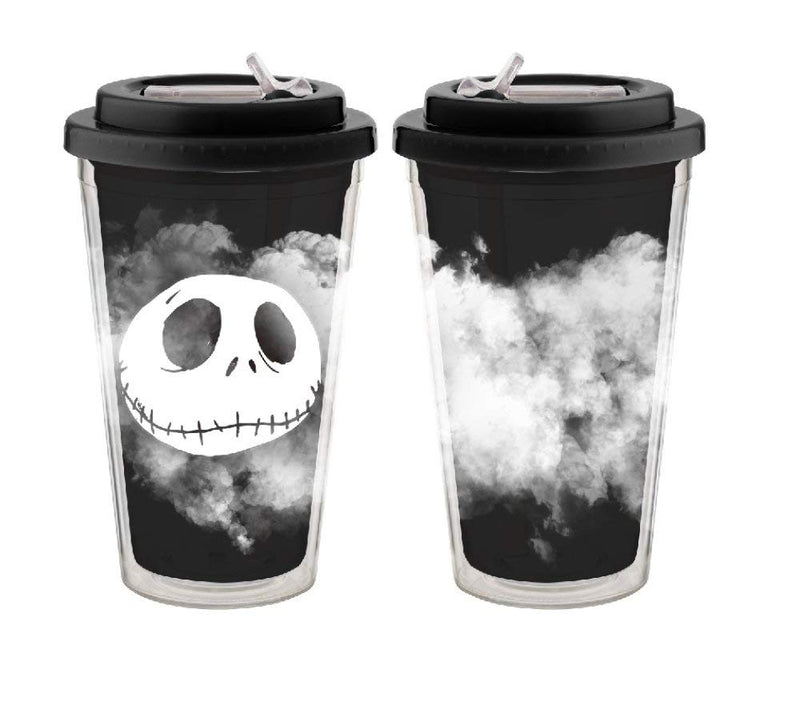 The Nightmare Before Christmas Jack 16 oz. Flip Straw Acrylic Cup - Inmyparentsbasement.com