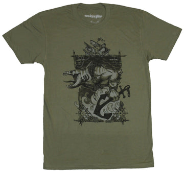 Dota 2 Mens T-Shirt -  Leviathan the Tidehunter Cracked Art Fancy Artwork Image