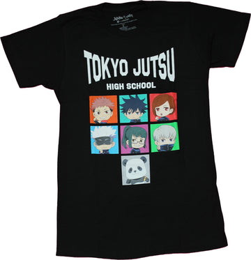 Jujutsu Kaisen Mens T-Shirt -  Tokyo Jujutsu High Chibi Group