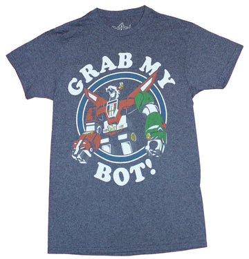 Voltron Mens T-Shirt - Grab My Bot Circled Assembled Image