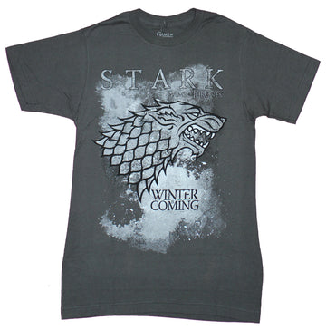 Game of Thrones Mens T-Shirt  - Winter is Coming Stark Distressed Sigil