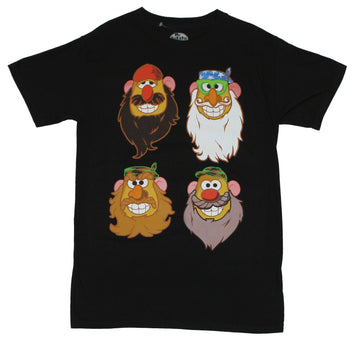 Mr. Potatohead Mens T-Shirt - Duck Dynasty Styled Potato Heads