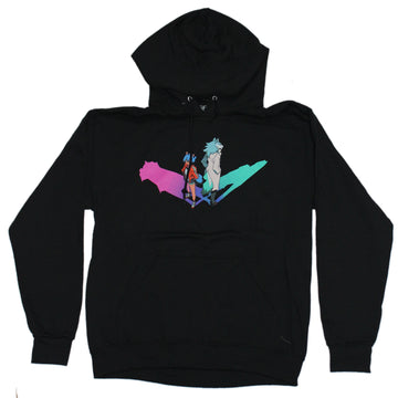 BNA Brand New Animal Michiru & Shirou Neon Silhouette Anime Manga Hoodie