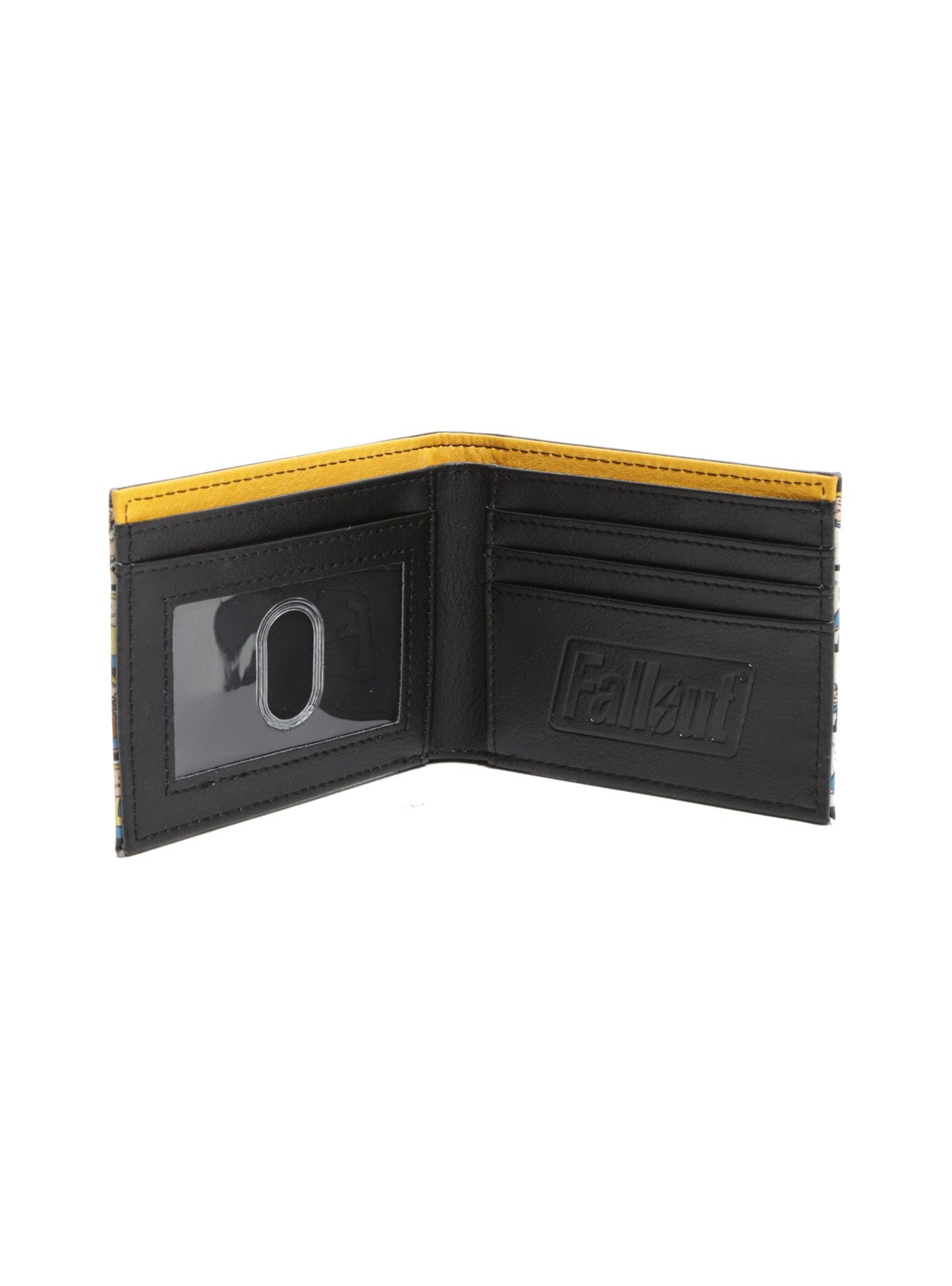 Fallout Vault Boy Grid Bi-Fold Wallet Pip Boy Expressions