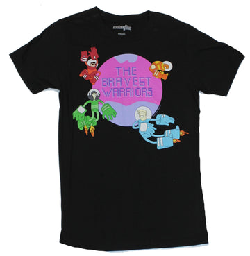The Bravest Warriors Mens T-Shirt  - Classic Team Planet Logo Image