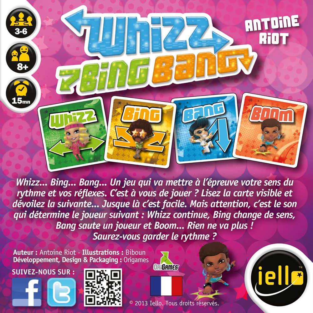 IELLO Whizz Bing Bang Card Game