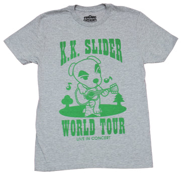 Animal Crossing Mens T-Shirt - K. K. Slider World Tour Live in Concert