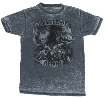 Teenage Mutant Ninja Turtles Mens T-Shirt - Rocksteady & Beebop Style Movie