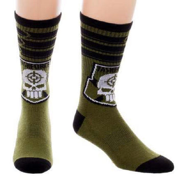 DC Comics Suicide Squad Task Force X Crew Unisex Crew Cut Socks