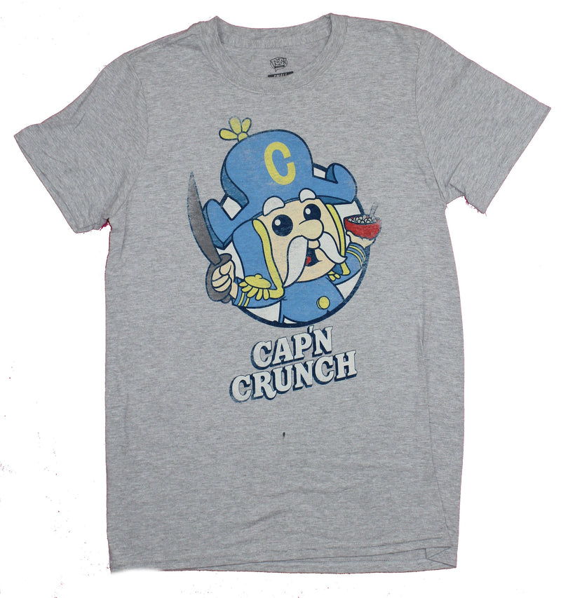 Captain Crunch Mens T-Shirt- Funko Pop Style Captain Logo Artwork - Inmyparentsbasement.com