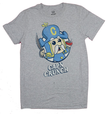 Captain Crunch Mens T-Shirt- Funko Pop Style Captain Logo Artwork