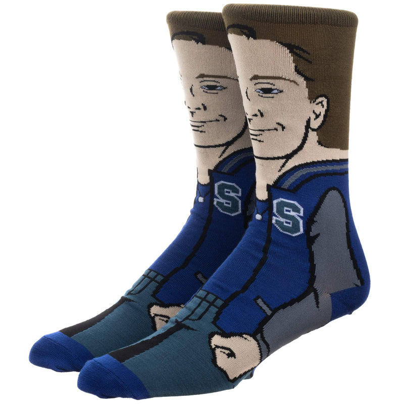 Andrew Breakfast Club 360 Character Custom Crew Socks