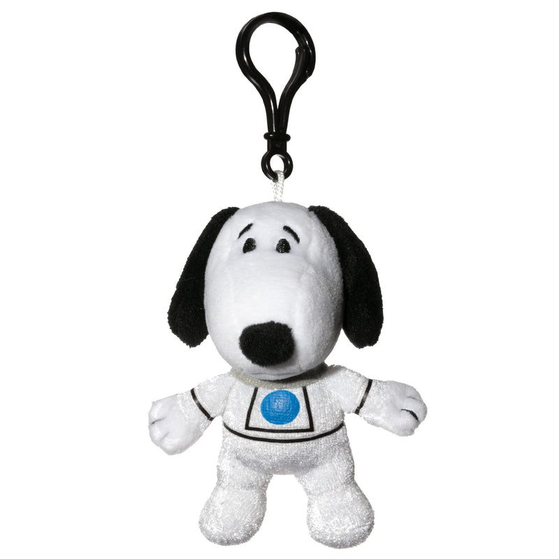 JINX Snoopy in Space Snoopy in White Astronaut Suit Clipsters Toy, 4-in Plush Hangers from Apple TV+ Series for Fans Ages 3+ - Inmyparentsbasement.com