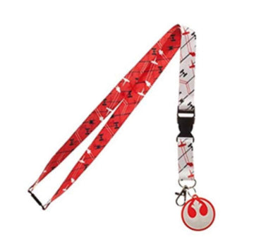 Star Wars The Last Jedi Rebel Logo Ships Lanyard