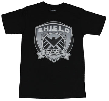 S.H.I.E.L.D. (Marvel Comics) Mens  T-Shirt - Shield Employee of the Month Badge