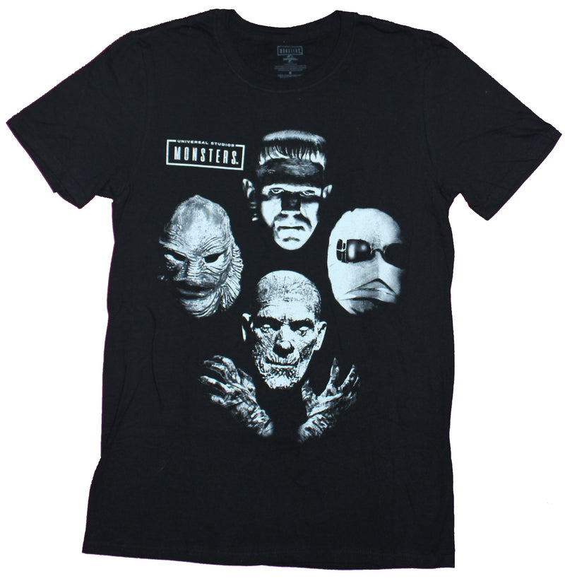 Universal Monsters Mens T-Shirt - Album Cover Pose Frank Creature
