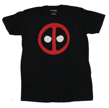 Deadpool (Marvel Comics) Mens T-Shirt  - Simple Circle Logo Image