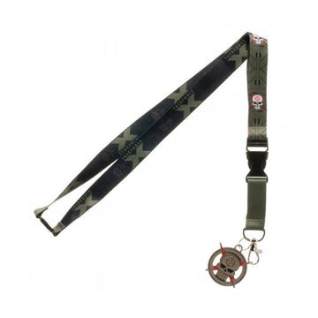 DC Comics Suicide Squad Taskforce X Lanyard w/ Metal Charm